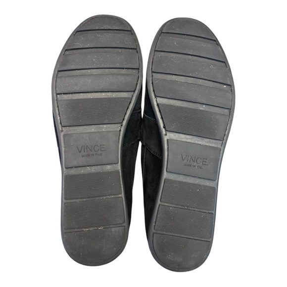 Vince Men's Black Suede Slip On Loafers - Picture 9 of 11